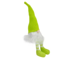 Northlight Lime Green & White Knit Gnome Tabletop Decor -Chic Furniture Store 810574670 3
