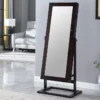 Espresso Cheval Mirror Armoire