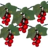 Northlight Red Grape Mini Light Set, 5-Count -Chic Furniture Store 810576142