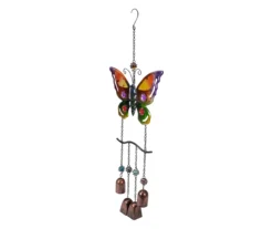 24" Butterfly & Bell Windchime -Chic Furniture Store 810576155 4