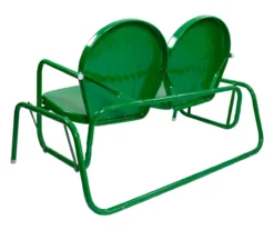 Northlight Green 2-Person Metal Glider Bench -Chic Furniture Store 810576211 4
