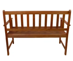 Northlight Light Brown Acacia Wood Patio Bench -Chic Furniture Store 810576214 2