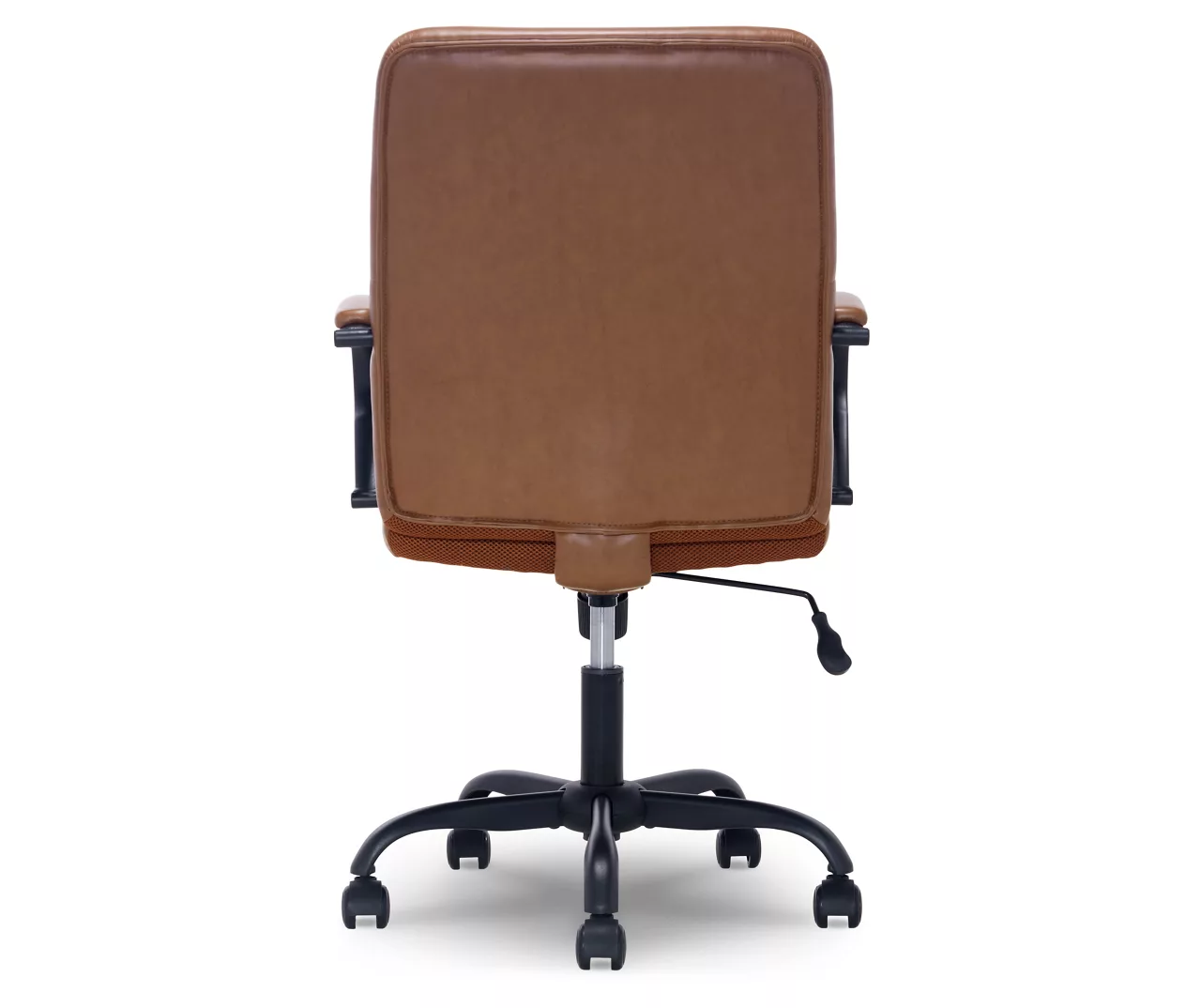 Camel Brown Vegan Leather Office Chair 6 Camel Brown Vegan Leather Office Chair - Image 4