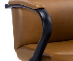 Camel Brown Vegan Leather Office Chair 20 Camel Brown Vegan Leather Office Chair -Chic Furniture Store 810583520 A8 4