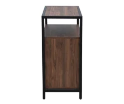 Walnut Chevron 2-Door Storage Cabinet 17 Walnut Chevron 2-Door Storage Cabinet -Chic Furniture Store 810584249 A8
