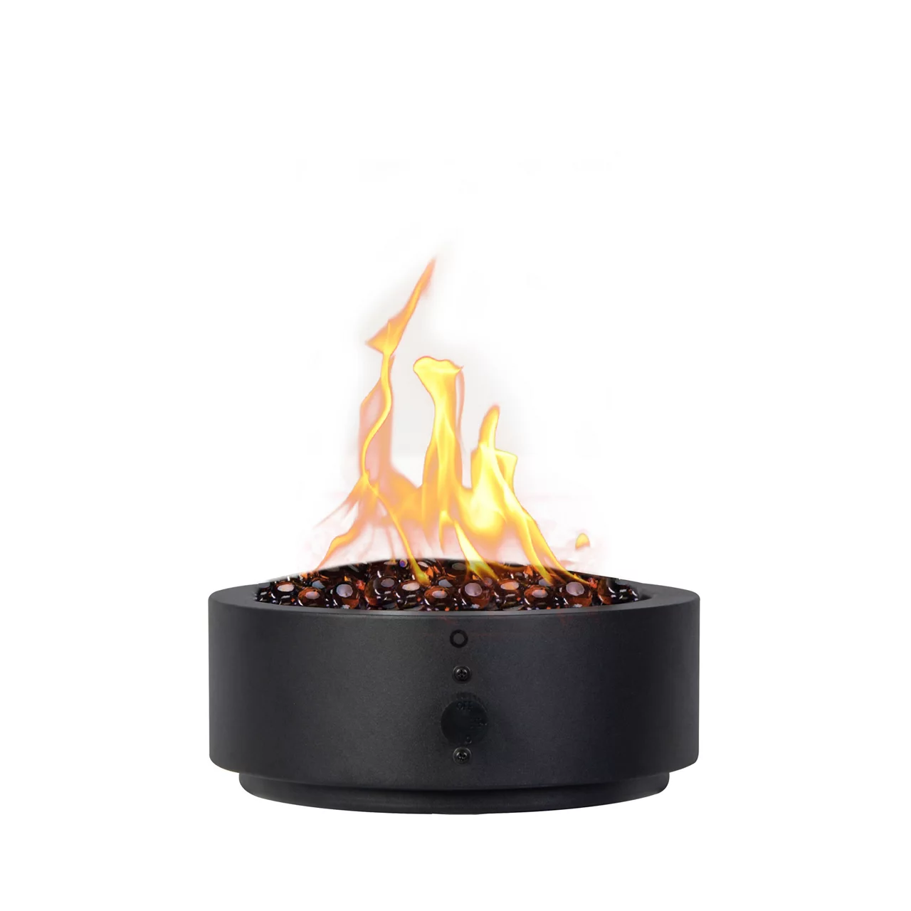 10" Black Gas Steel Tabletop Fire Bowl 4 10" Black Gas Steel Tabletop Fire Bowl - Image 2
