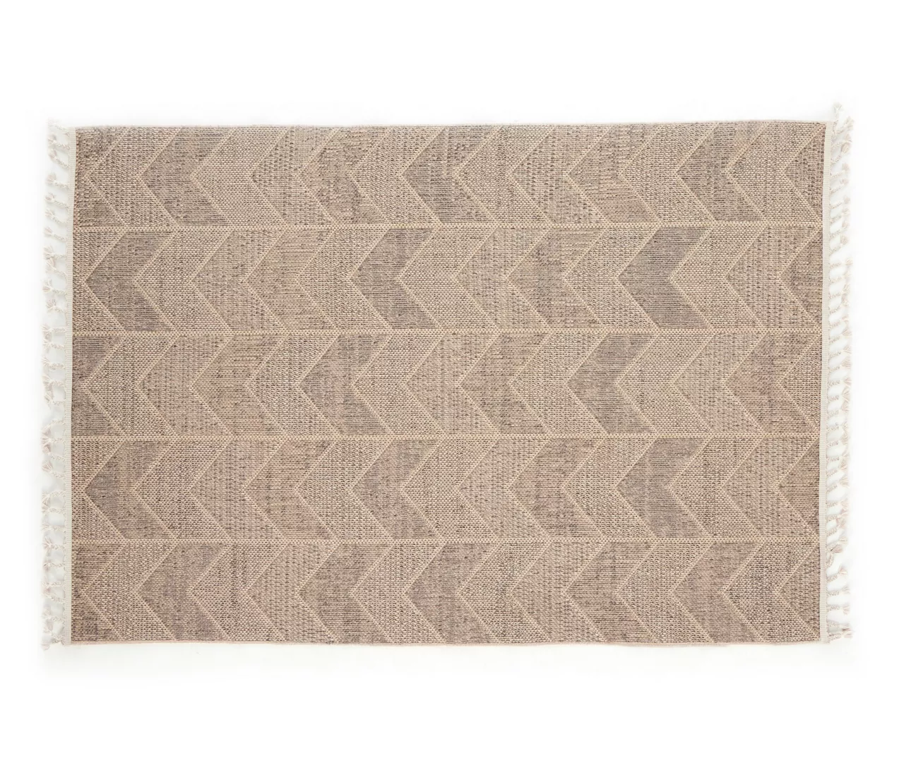 Jani Brown Chevron Outdoor Area Rug, (6' X 9') 3 Jani Brown Chevron Outdoor Area Rug, (6' X 9')