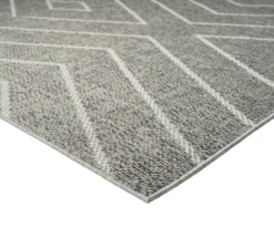 Jani Lagos Gray Geometric Outdoor Area Rug, (5' X 7') -Chic Furniture Store 810586754 810586755 810586756 A0 4 1