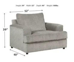 Soletren Ash Oversize Armchair -Chic Furniture Store 810587413 21 1