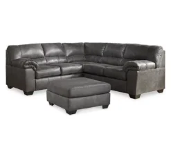 Bladen Slate Faux Leather Oversize Accent Ottoman -Chic Furniture Store 810587438 810587343 810587473