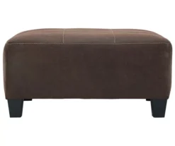 Signature Design By Ashley Navi Faux Leather Oversized Accent Ottoman -Chic Furniture Store 810587440 3