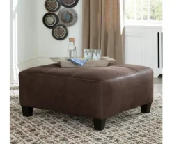 Signature Design By Ashley Navi Faux Leather Oversized Accent Ottoman -Chic Furniture Store 810587440 4