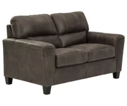 Signature Design By Ashley Navi Faux Leather Loveseat -Chic Furniture Store 810587444 1