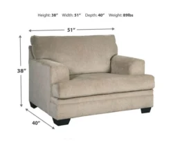Signature Design By Ashley Dorsten Oversized Armchair -Chic Furniture Store 810587466 3