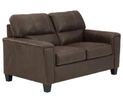 Signature Design By Ashley Navi Faux Leather Loveseat -Chic Furniture Store 810587484 1