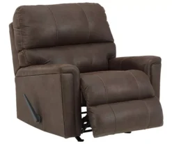 Navi Chestnut Faux Leather Rocker Recliner -Chic Furniture Store 810587485 4