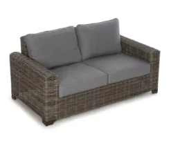 Broyhill Pembroke All-Weather Wicker Cushioned Patio Loveseat 27 Broyhill Pembroke All-Weather Wicker Cushioned Patio Loveseat -Chic Furniture Store 810588207 0485 A0 1
