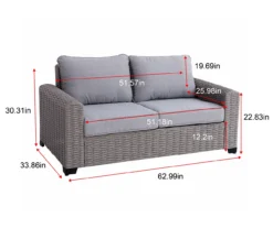 Broyhill Pembroke All-Weather Wicker Cushioned Patio Loveseat 26 Broyhill Pembroke All-Weather Wicker Cushioned Patio Loveseat -Chic Furniture Store 810588208 X0 2