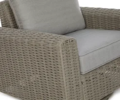 Broyhill Pembroke All-Weather Wicker Cushioned Patio Swivel Glider Chair -Chic Furniture Store 810588252 0436 A8 4