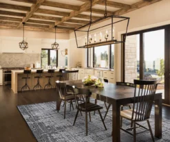 Tiverton Anthracite Light Gray Abstract Outdoor Area Rug -Chic Furniture Store 810588770 B0 3 1