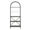 Vivinne Gray 5-Shelf Bookcase 2 Vivinne Gray 5-Shelf Bookcase -Chic Furniture Store 810589034 4