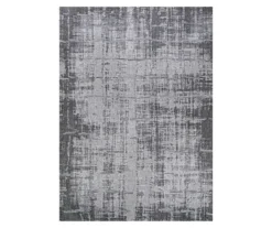 Tiverton Anthracite Light Gray Abstract Outdoor Area Rug -Chic Furniture Store 810589141 A0 1 1