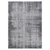 Tiverton Anthracite Light Gray Abstract Outdoor Area Rug, (7.5' X 10.75')