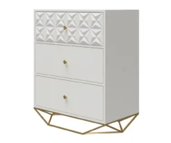 Blair White 3-Drawer Dresser 10 Blair White 3-Drawer Dresser -Chic Furniture Store 810589237 3