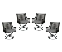 Real Living Arrow Ridge All-Weather Wicker Cushioned Patio Swivel Dining Chairs, 4-Pack 16 Real Living Arrow Ridge All-Weather Wicker Cushioned Patio Swivel Dining Chairs, 4-Pack -Chic Furniture Store 810589367 A0 3