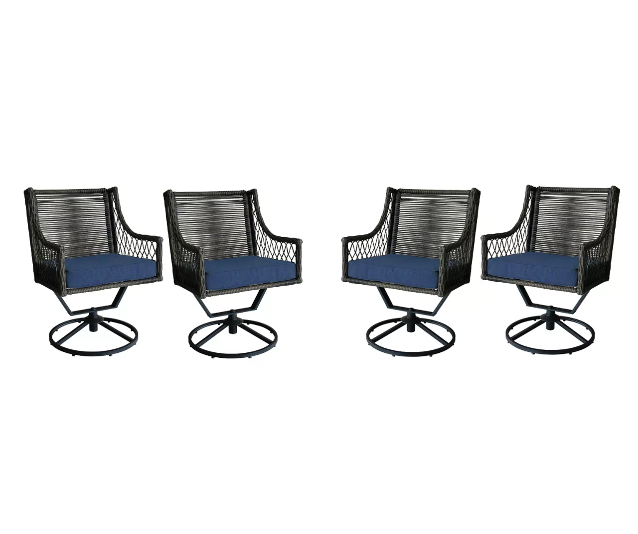 Real Living Arrow Ridge All-Weather Wicker Cushioned Patio Swivel Dining Chairs, 4-Pack 10 Real Living Arrow Ridge All-Weather Wicker Cushioned Patio Swivel Dining Chairs, 4-Pack - Image 8