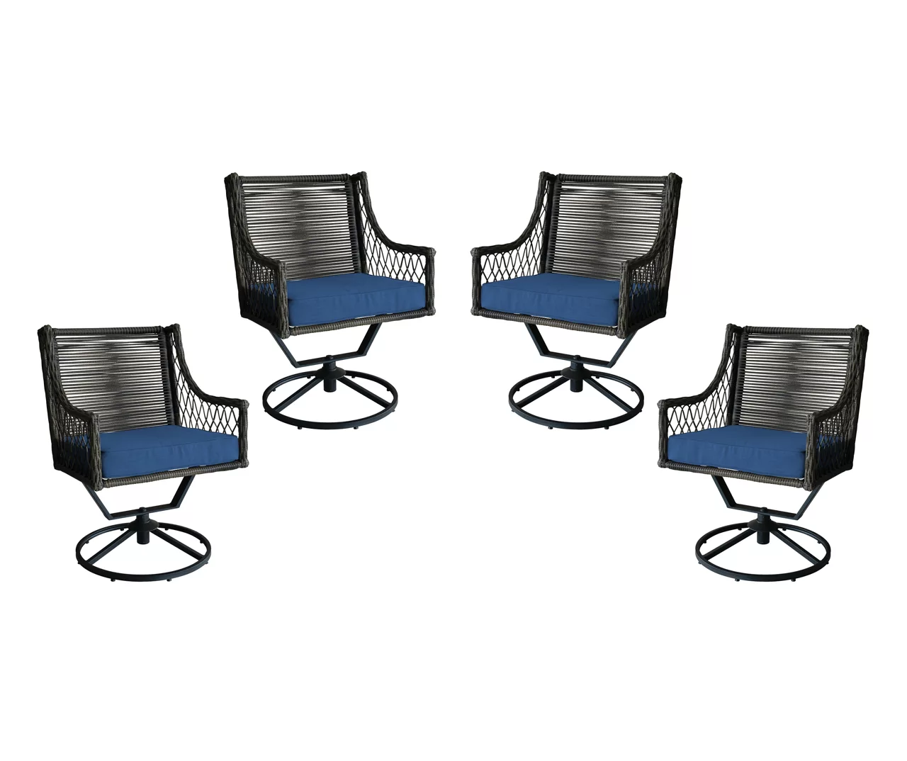 Real Living Arrow Ridge All-Weather Wicker Cushioned Patio Swivel Dining Chairs, 4-Pack 12 Real Living Arrow Ridge All-Weather Wicker Cushioned Patio Swivel Dining Chairs, 4-Pack - Image 10