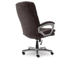 Benton Brown Big & Tall Faux Leather Executive Office Chair -Chic Furniture Store 810590314 4