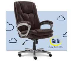 Benton Brown Big & Tall Faux Leather Executive Office Chair -Chic Furniture Store 810590314 6