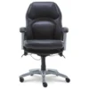 Delvin Black Bonded Leather Office Chair 2 Delvin Black Bonded Leather Office Chair -Chic Furniture Store 810590317 3