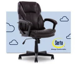 Mitchell Roasted Chestnut Vegan Leather Office Chair -Chic Furniture Store 810590318 1