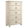 Willowton 5-Drawer Storage Chest -Chic Furniture Store 810590333