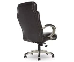 Dayton Dark Brown Big & Tall Bonded Leather Office Chair -Chic Furniture Store 810590372 5