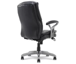 Anniston Black Bonded Leather Office Chair 11 Anniston Black Bonded Leather Office Chair -Chic Furniture Store 810590373 5