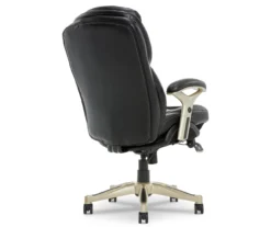 Claremont Black Bonded Leather Office Chair 17 Claremont Black Bonded Leather Office Chair -Chic Furniture Store 810590374 5
