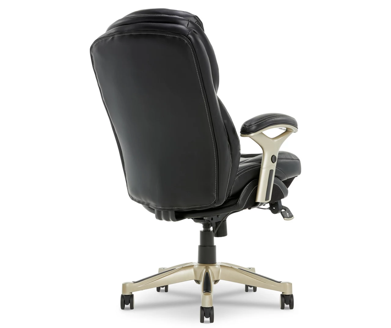 Claremont Black Bonded Leather Office Chair 5 Claremont Black Bonded Leather Office Chair - Image 3