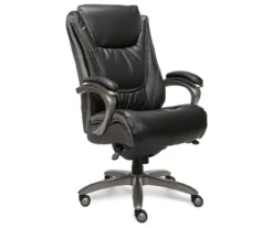 Baxter Black Big & Tall Bonded Leather Office Chair -Chic Furniture Store 810590377 4