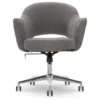 Valetta Gray Microfiber Office Chair -Chic Furniture Store 810590379 3