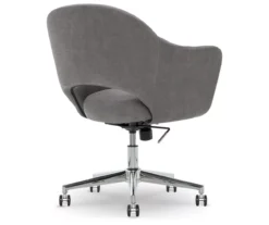 Valetta Gray Microfiber Office Chair -Chic Furniture Store 810590379 5