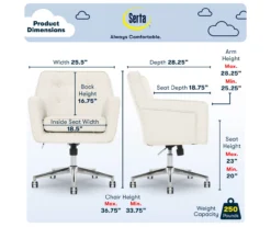 Serta Ashland Fabric Office Chair 39 Serta Ashland Fabric Office Chair -Chic Furniture Store 810590380 6