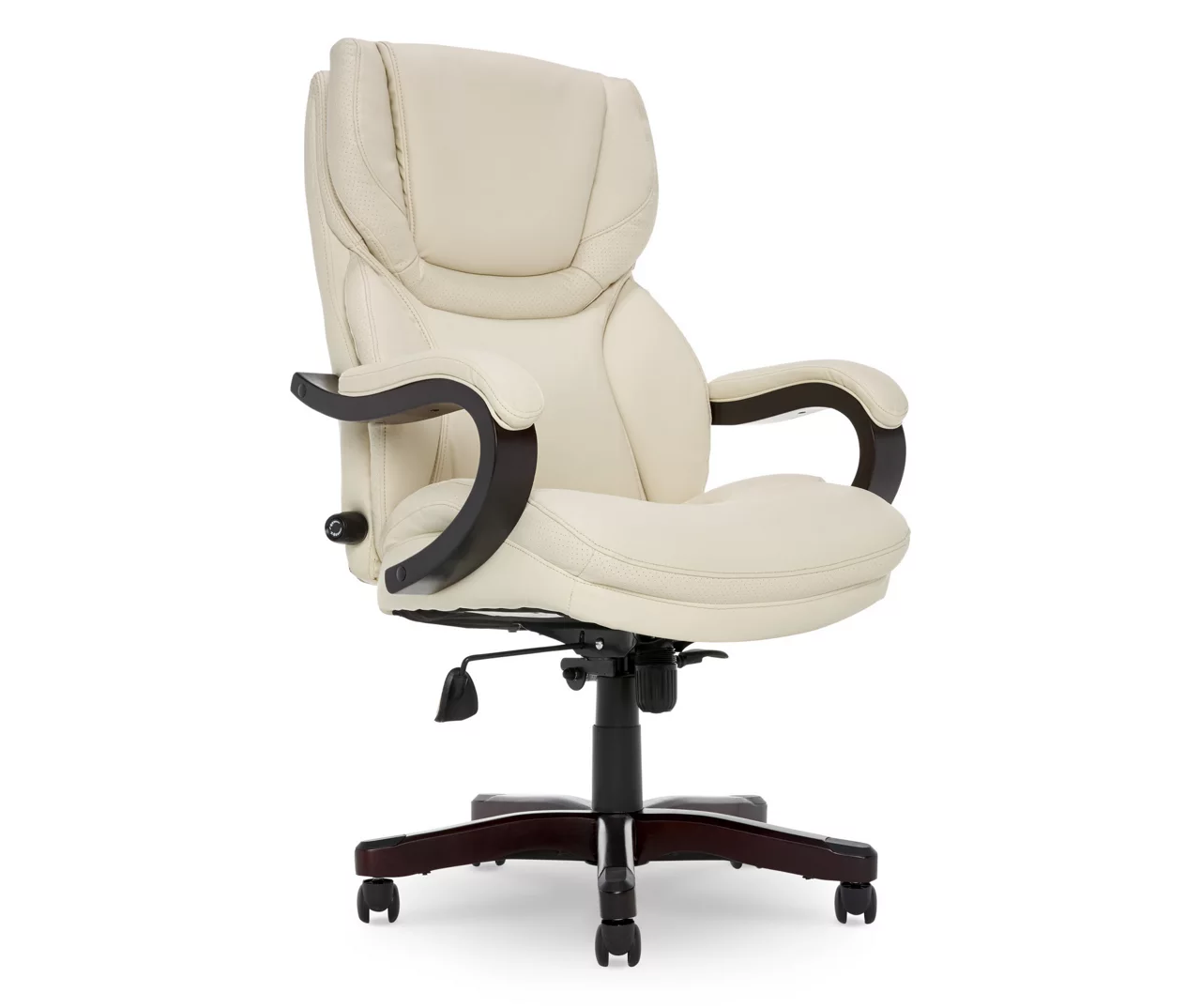 Conway Ivory Big & Tall Bonded Leather Office Chair 4 Conway Ivory Big & Tall Bonded Leather Office Chair - Image 2
