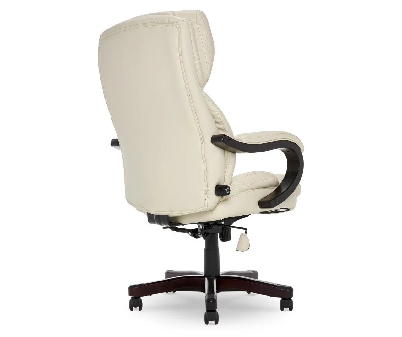 Conway Ivory Big & Tall Bonded Leather Office Chair 5 Conway Ivory Big & Tall Bonded Leather Office Chair - Image 3