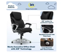 Serta Bryce Bonded Leather Office Chair -Chic Furniture Store 810590389 7