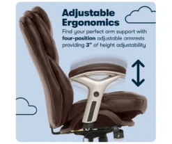 Claremont Chestnut Brown Bonded Leather Office Chair -Chic Furniture Store 810590393 11