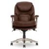 Claremont Chestnut Brown Bonded Leather Office Chair 2 Claremont Chestnut Brown Bonded Leather Office Chair -Chic Furniture Store 810590393 3