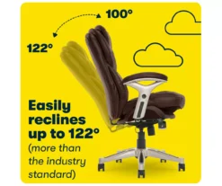 Claremont Chestnut Brown Bonded Leather Office Chair -Chic Furniture Store 810590393 8